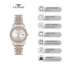 Ferro Quartz Women's Watch - F21131A-E