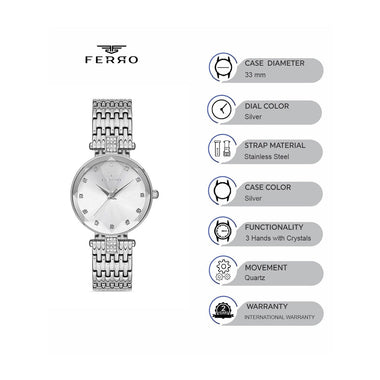 Ferro Venedik Analog Watch for Women F21917A-A
