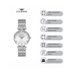 Ferro Venedik Analog Watch for Women F21917A-A
