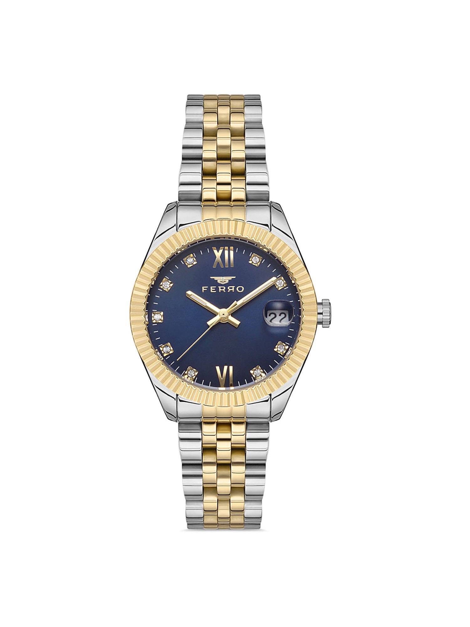 Ferro Crystals Quartz Women's Watch - F21924A-D3
