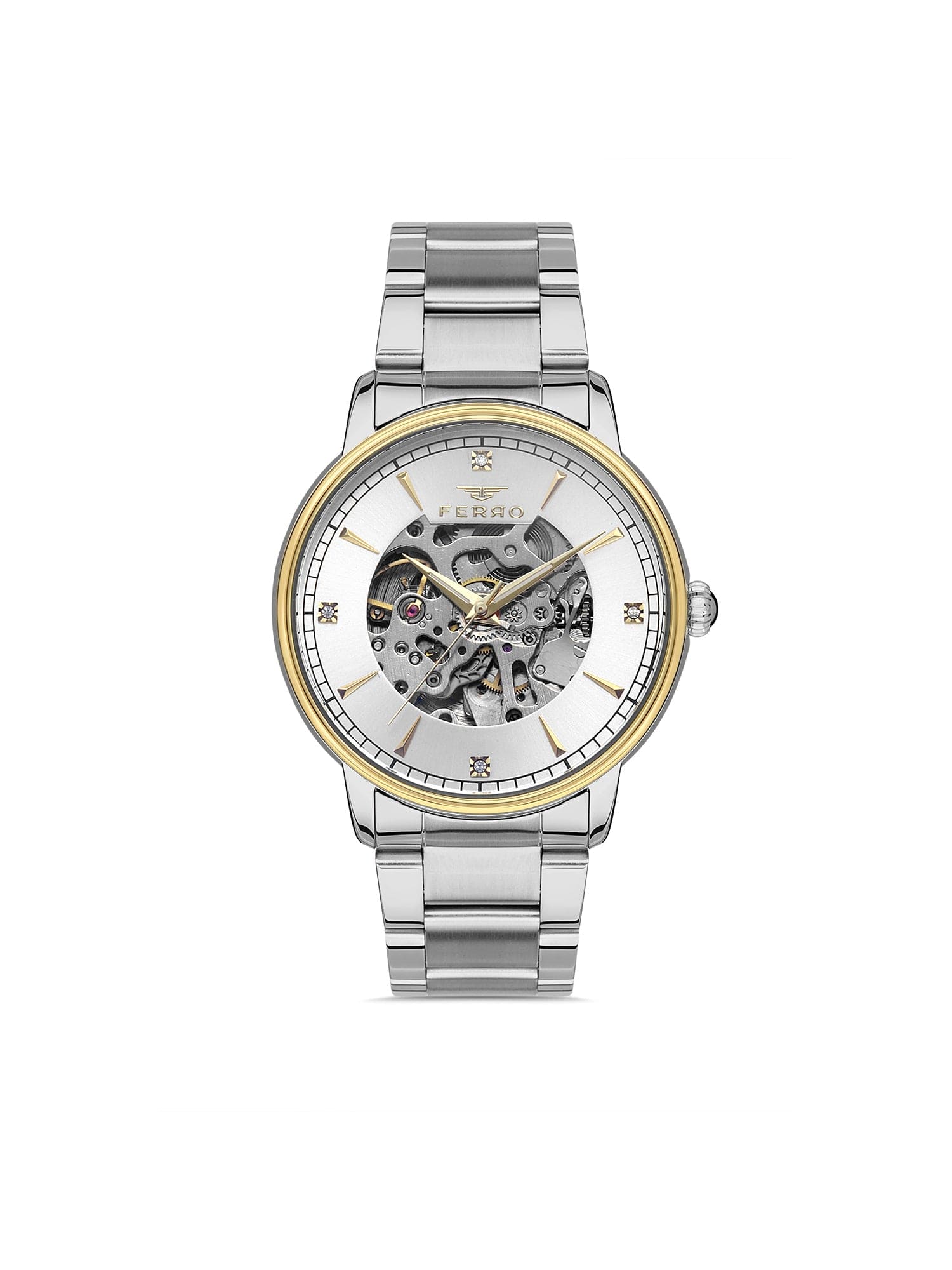 Ferro Automatic Crystals Men's Watch - F31301A-D