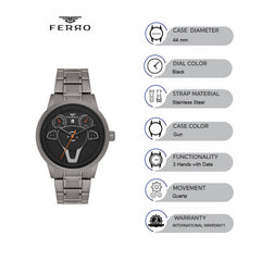 Ferro Quartz Men's Watch - F40061A-120-V