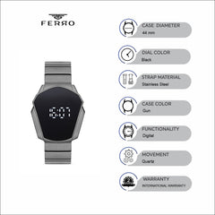 Ferro Digital Men's Watch - F40076A-V