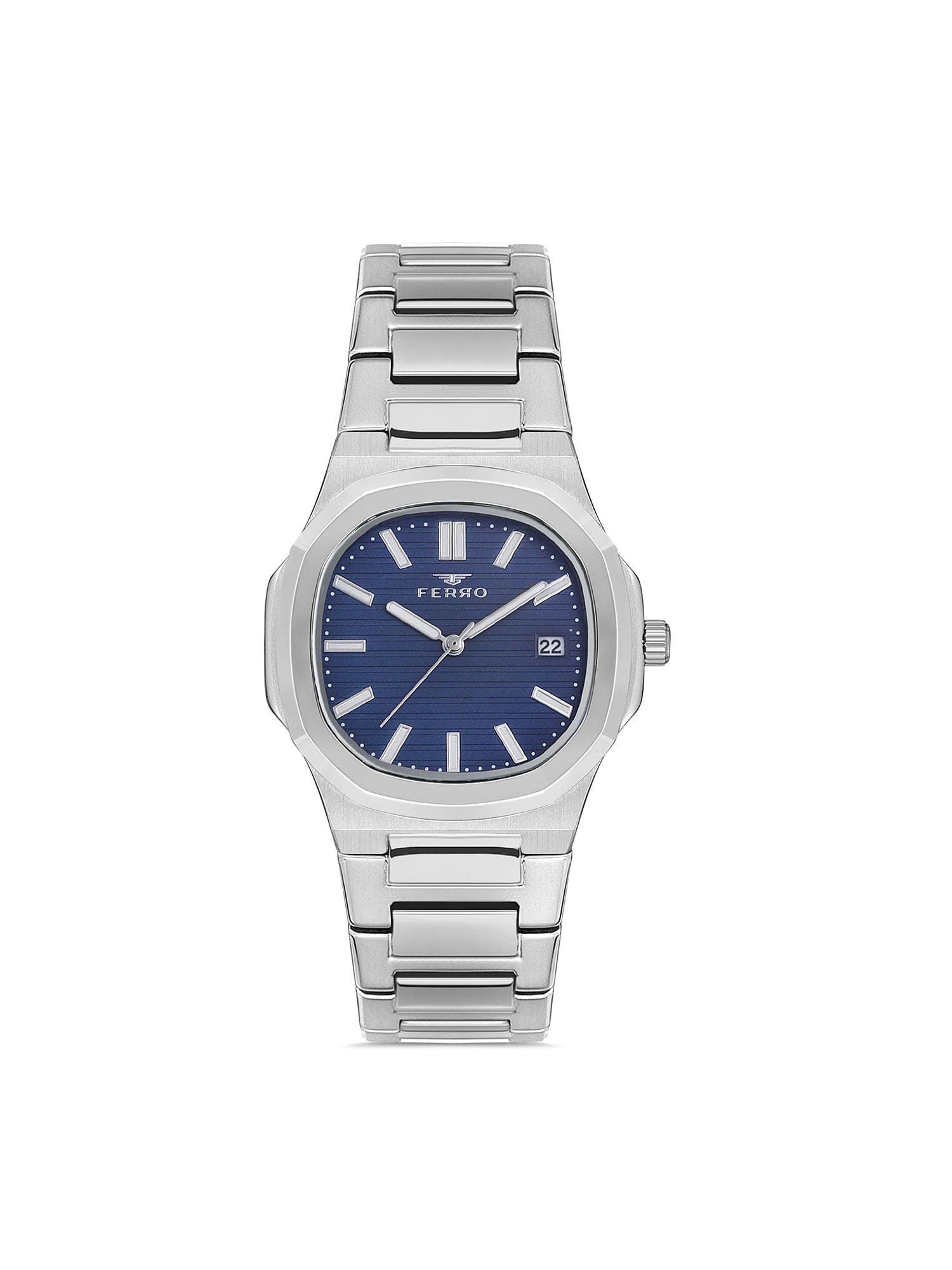Ferro Quartz with Date Unisex Watch - F40095A-A3