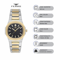 Ferro F40095A-D Lucca Analog Watch for Men