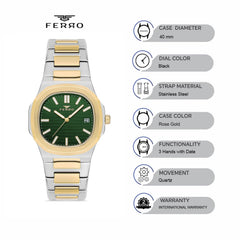 Ferro F40095A-E Lucca Analog Watch for Men