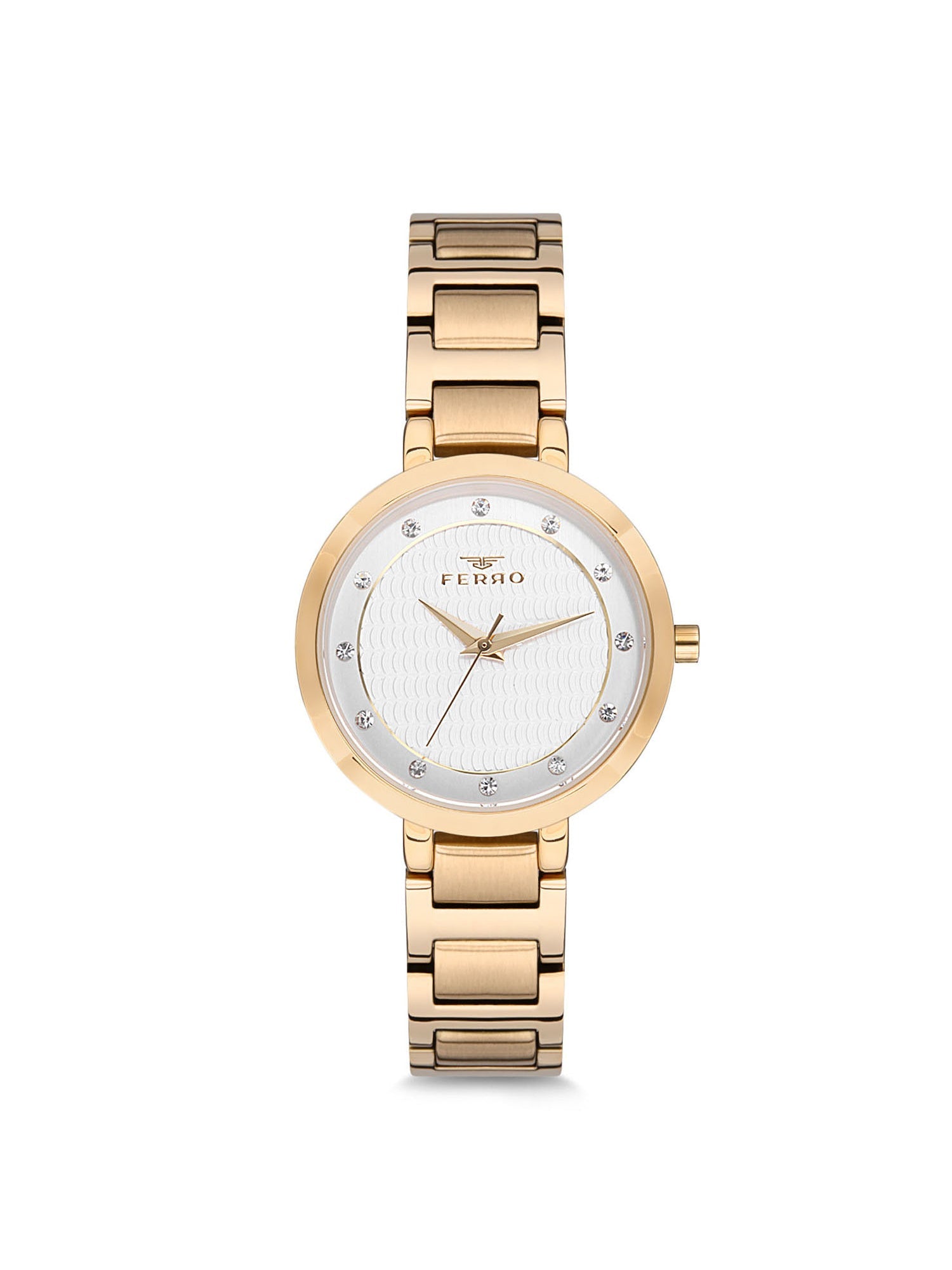 Ferro Crystals Quartz Women's Watch - F81969A-900-B