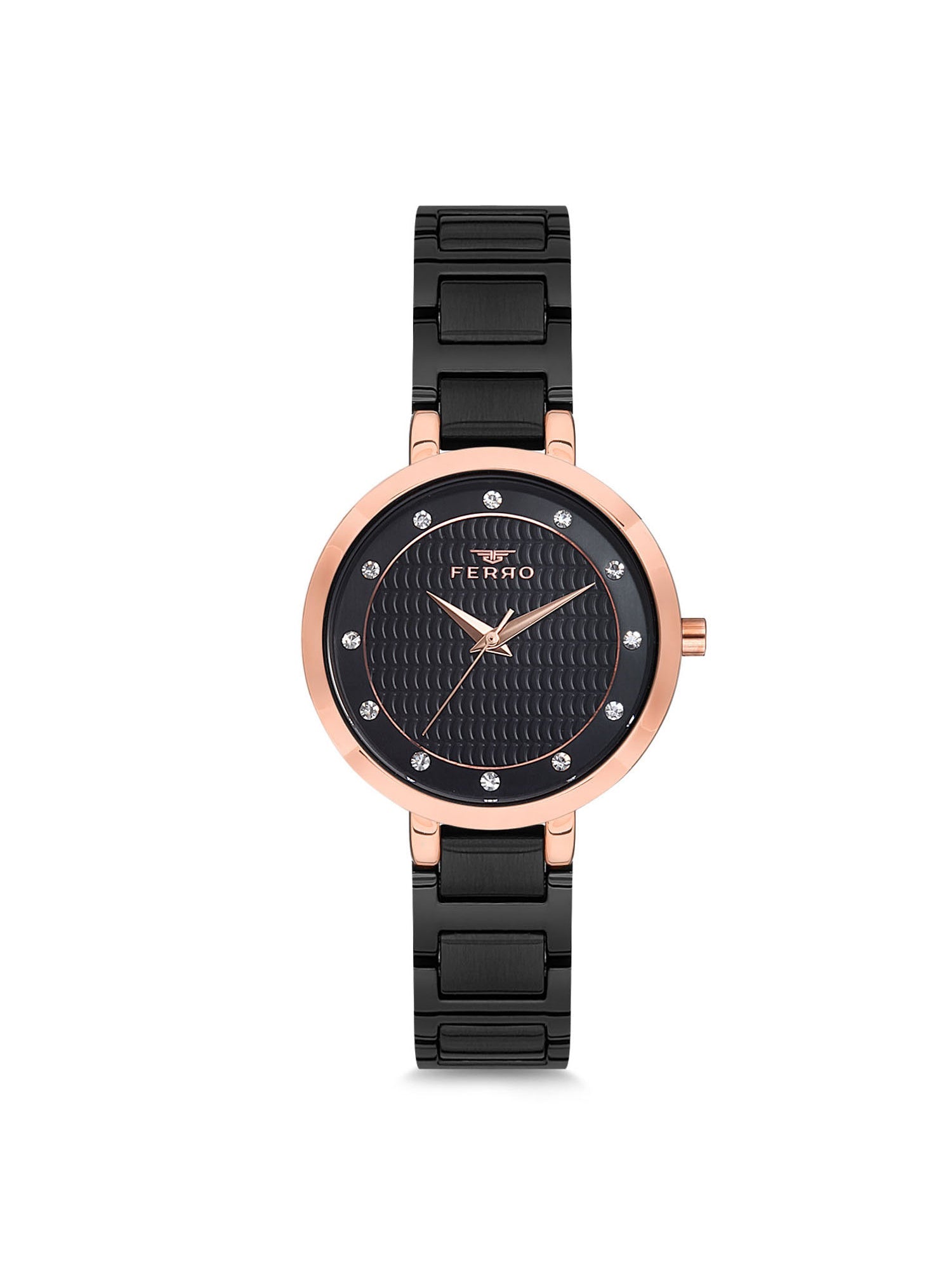 Ferro Crystals Quartz Women's Watch - F81969A-900-R