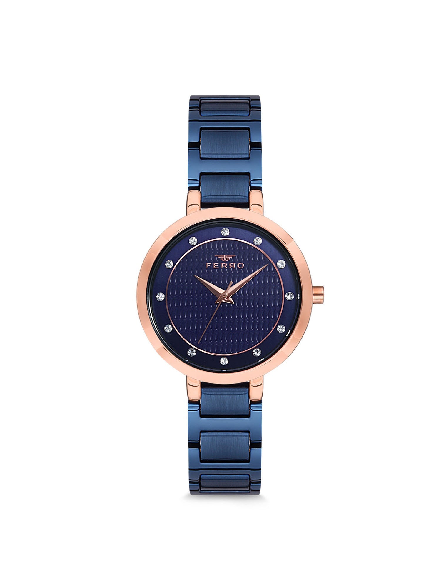 Ferro Crystals Quartz Women's Watch - F81969A-900-T