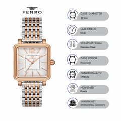 Ferro Quartz Women's Watch -  FL21230A-E