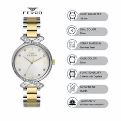 Ferro FL21254A-D Sorrento Analog Watch for Women