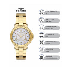 Ferro Quartz Women's Watch - FL21272A-B