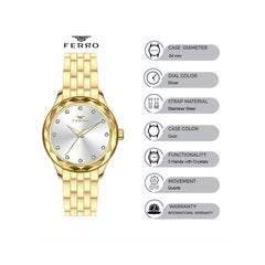 Ferro FL21334A-B Spezia Analog Watch for Women