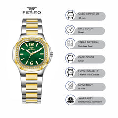 Ferro Quartz Women's Watch - FL21366A-D10