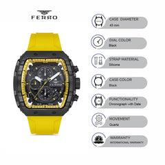 Ferro Chronograph Men's Watch - FM11001D-Y