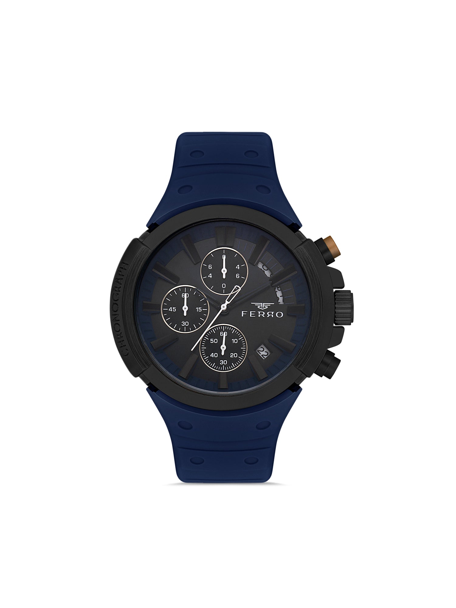 Ferro Chronograph with Date Unisex Watch - FM11002D-D