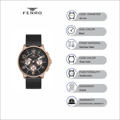 Ferro Multifunction Men's Watch - FM11146C-R