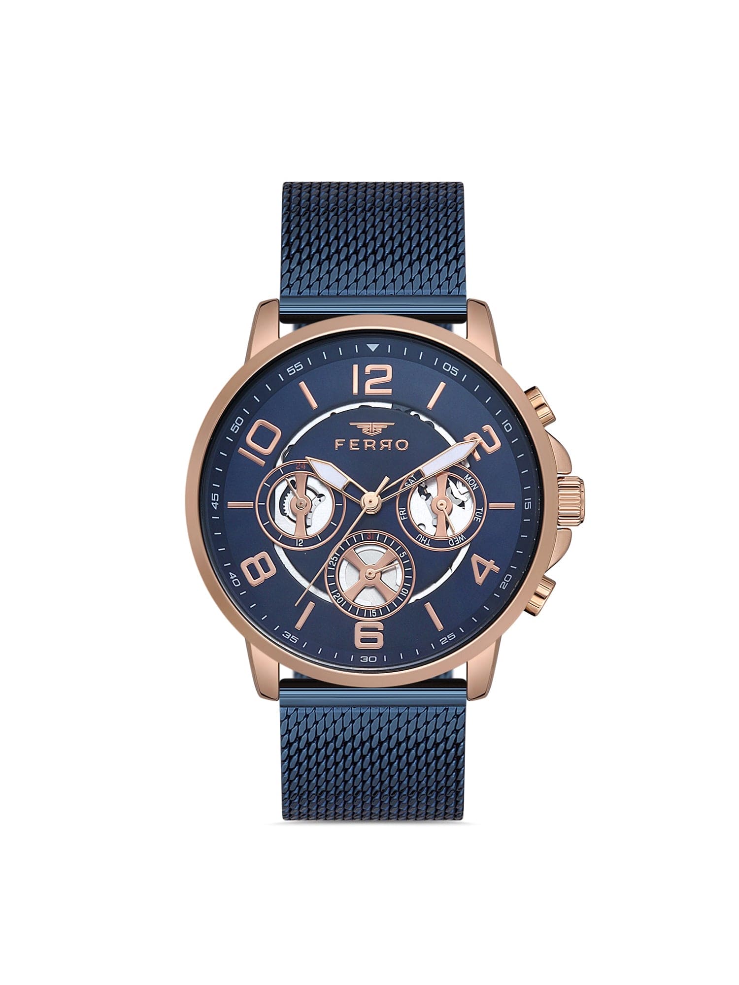 Ferro Quartz Multifunction Men's  Watch -  FM11146C-T
