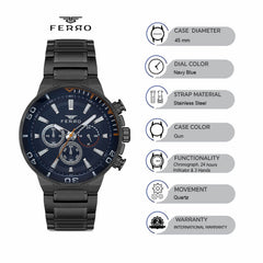 Ferro Chronograph Men's Watch - FM11147A-V3