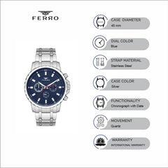 Ferro Chronograph Men's Watch - FM11167A-A3