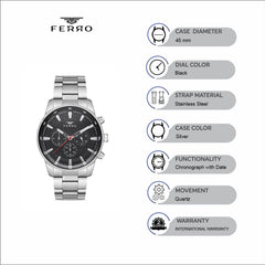 Ferro Chronograph Men's Watch - FM11171A-A2