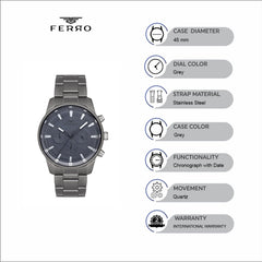 Ferro Chronograph Men's Watch - FM11171A-U