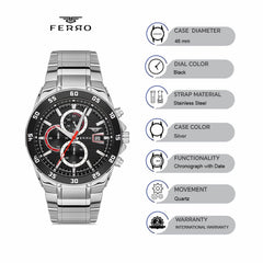 Ferro Chronograph with Date Men's Watch - FM11216A-A2