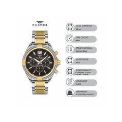 Ferro FM11248A-D2 Spezia Chronograph Watch for Men