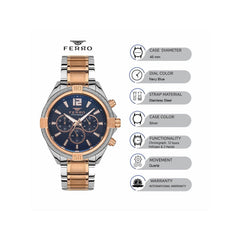 Ferro Chronograph Men's Watch - FM11248A-E3