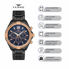 Ferro FM11248A-R Spezia Chronograph Watch for Men