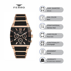 Ferro Chronograph Men's Watch - FM11266A-R