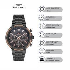 Ferro Chronograph Men's Watch - FM11296A-V