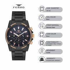 Ferro FM11300A-R Spezia Chronograph Watch for Men