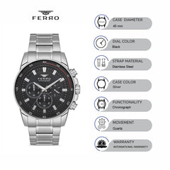 Ferro Chronograph Men's Watch - FM11302A-A2
