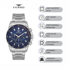 Ferro Chronograph Men's Watch - FM11302A-A3