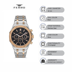 Ferro Chronograph Men's Watch - FM11311A-E2