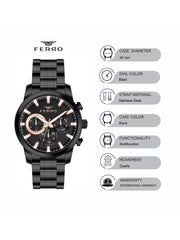 Ferro Multifunction Men's Watch - FM11370A-G