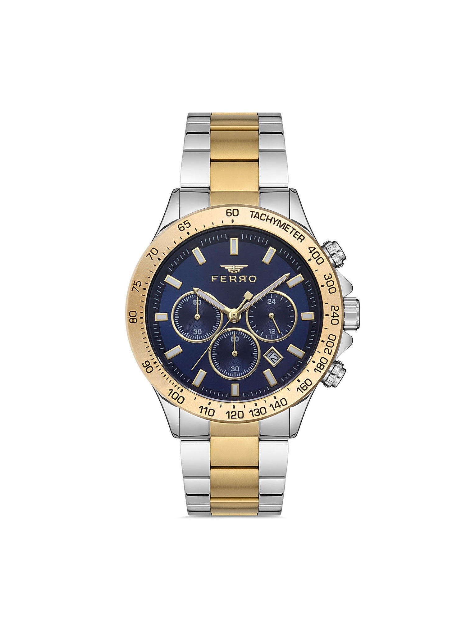 Ferro Chronograph & Tachymeter Men's Watch - FM11913A-D3