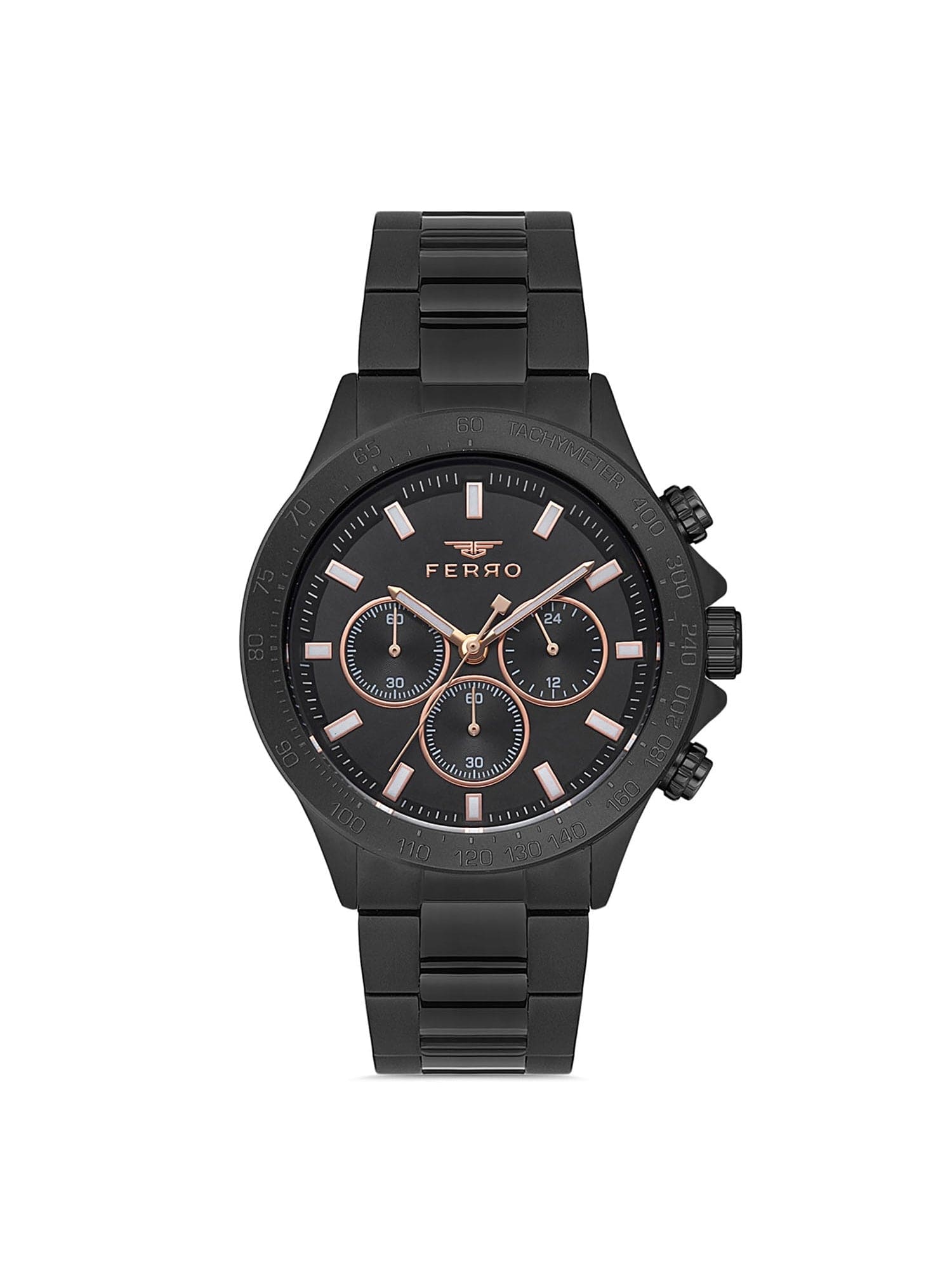 Ferro Chronograph & Tachymeter Men's Watch - FM11913A-G