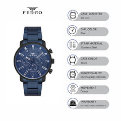 Ferro Chronograph Men's Watch - FM11914A-ZA