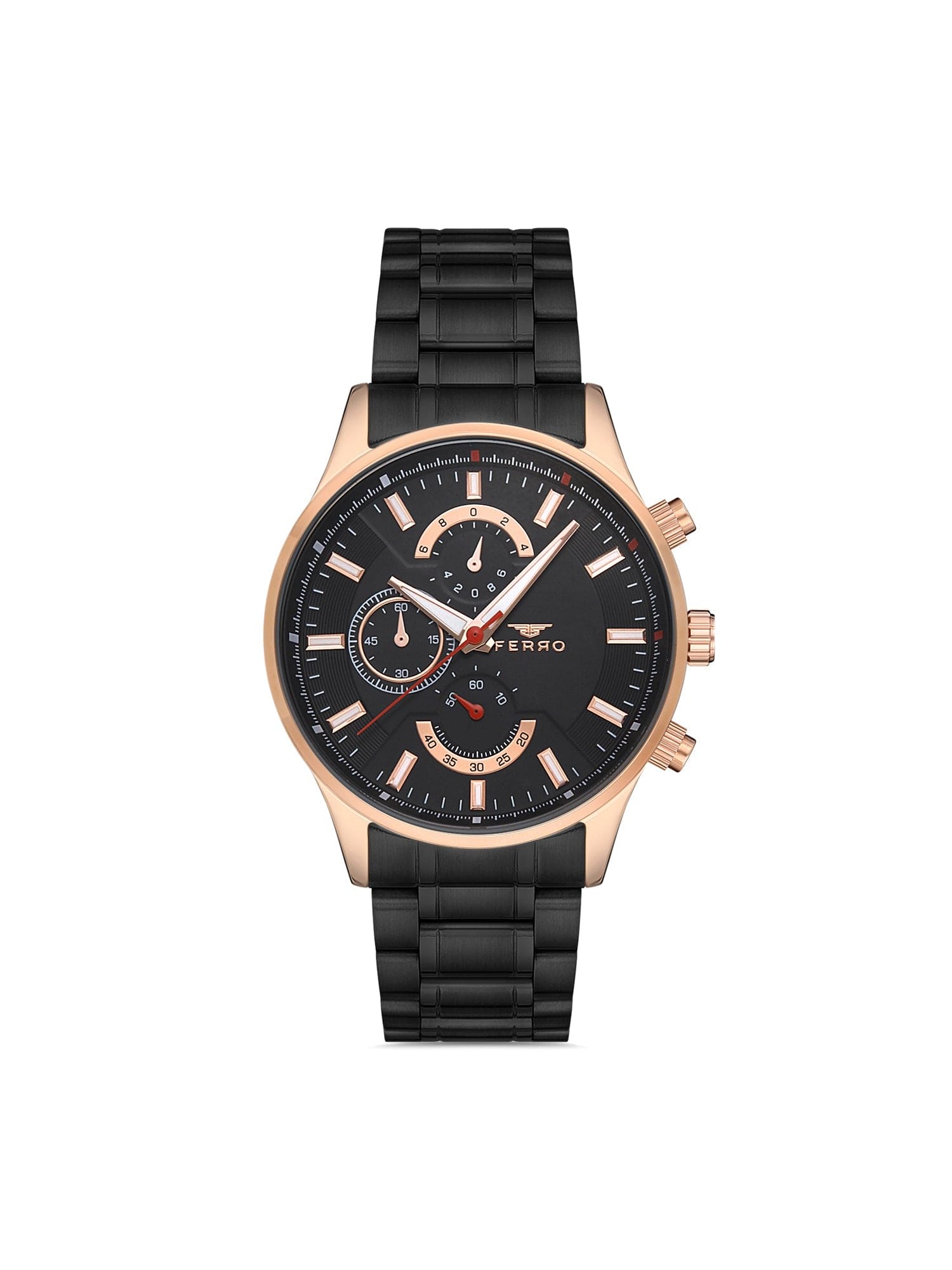 Ferro Dual Time & Multifunction Men's Watch - FM11915A-R