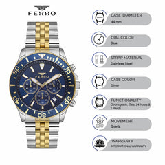 Ferro Chronograph Men's Watch -  FM11921A-D3