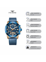 Ferro Multifunction Men's Watch - FM1513B-T