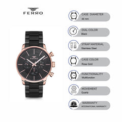 Ferro Multifunction Men's Watch - FM1774A-R