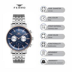 Ferro Multifunction Men's Watch - FM1866A-E3
