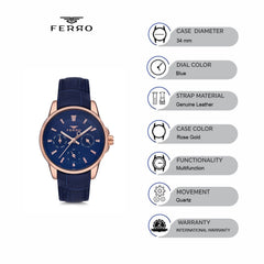 Ferro Multifunction Women's Watch - FM1905B-965-T