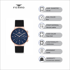Ferro Multifunction Men's Watch - FM1914B-965-R