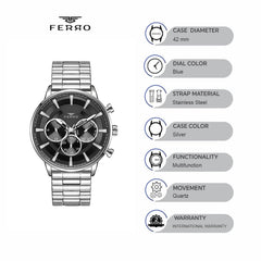 Ferro Multifunction Men's Watch - FM1973A-A2