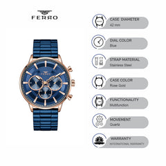 Ferro Multifunction Men's Watch - FM1973A-T