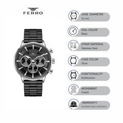 Ferro Multifunction Men's Watch - FM1973A-V3